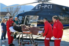 Kusturić: Izvršena dva istovremena vazdušna medicinska transporta
