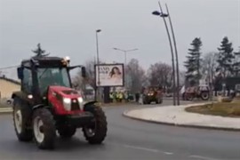 Desetočasovna blokada magistrala u Novom Sadu, sa studentima i ...