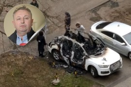 Direktoru Željeznica RS zapaljen auto (VIDEO)
