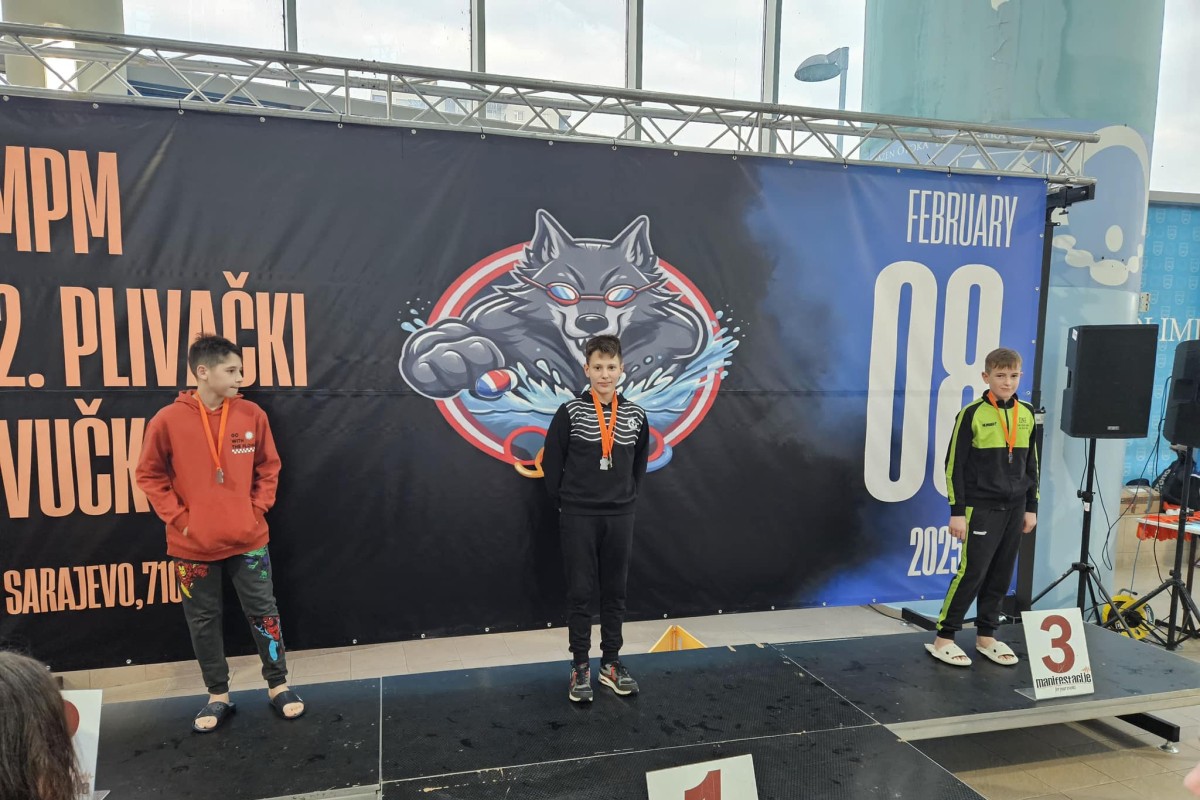 Uspješan nastup plivača Orke: Četiri medalje Aljoše Stanića