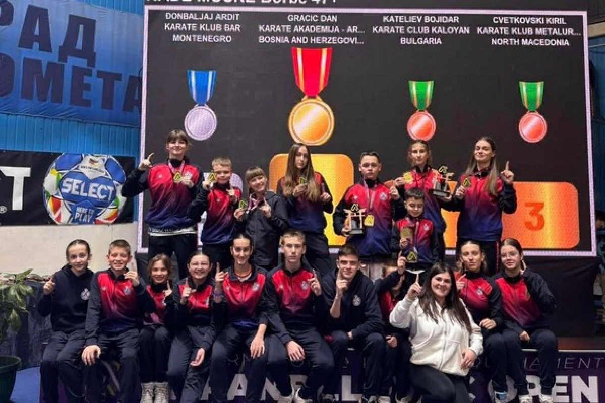Karatistima Akademije deset medalja u Aranđelovcu
