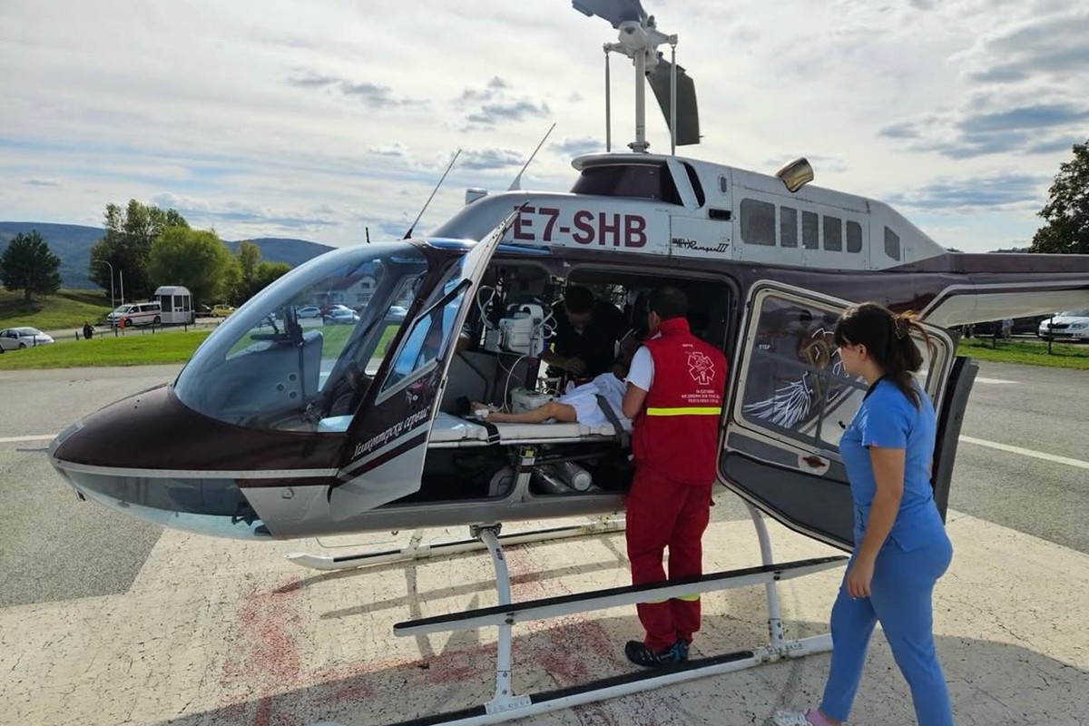 Helikopterski servis Srpske: Tri uspješna transporta u 24 sata
