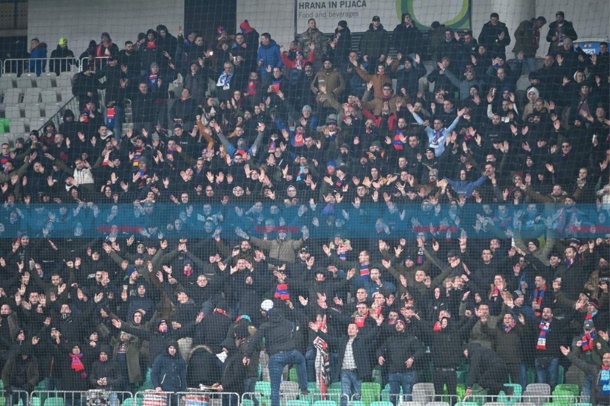 Pogledajte navijanje na stadionu, Banjaluka se ori Ljubljanom (VIDEO)