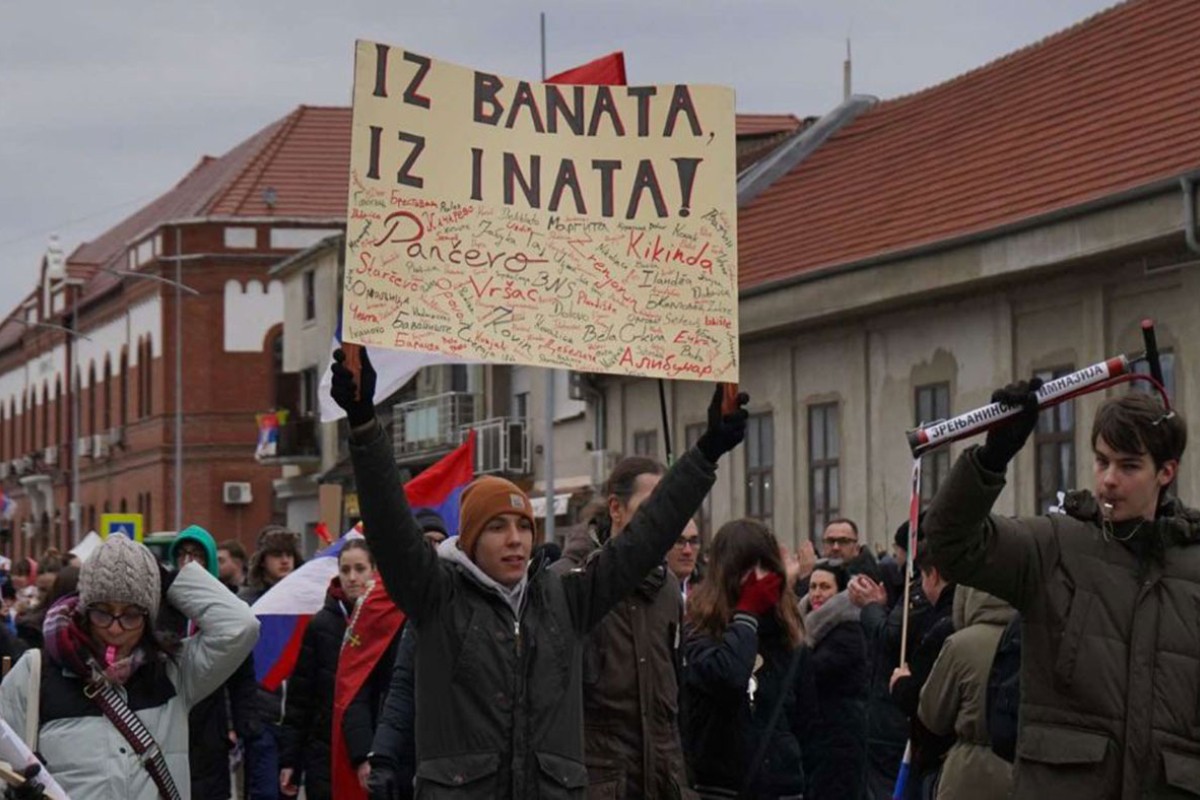 Protestni skup u Vršcu "Iz Banata iz inata"
