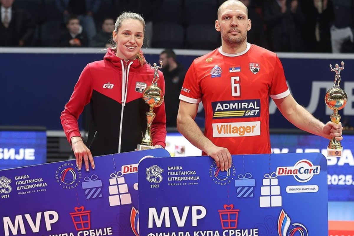 Nevena Sajić i Ivan Kostić najbolji igrači finala Kupa Srbije