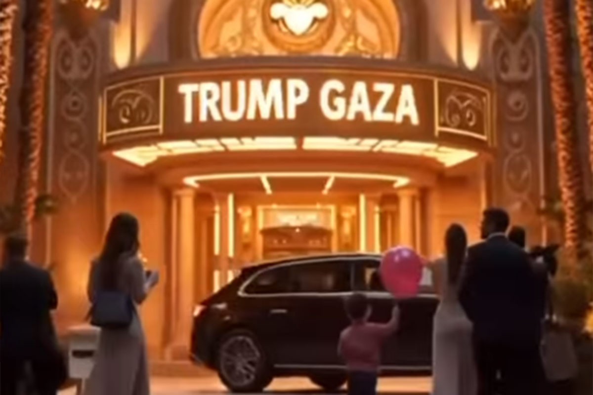 Tramp podijelio video-snimak svog viđenja "rivijere" u Gazi (VIDEO)