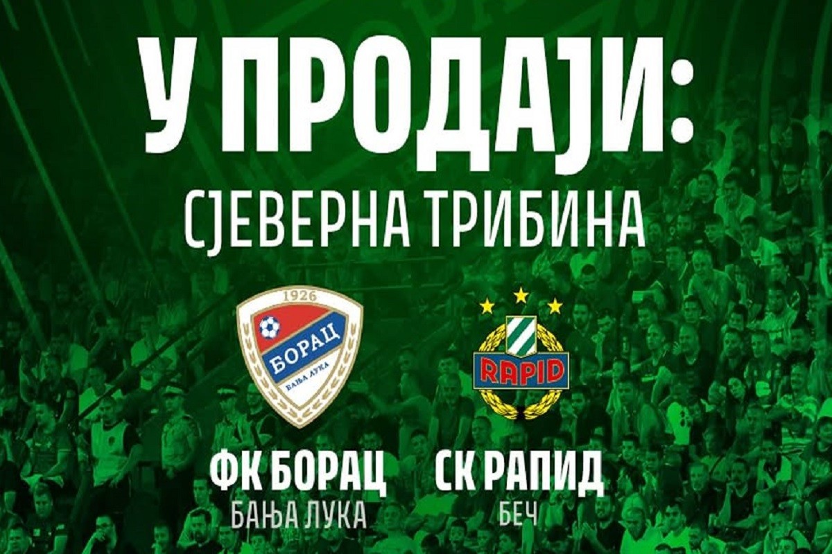 “Pukle” karte za istok i zapad utakmice Borca i Rapida