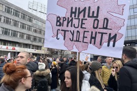 Protest "Studentski edikt" u Nišu: Tražimo korenite promene