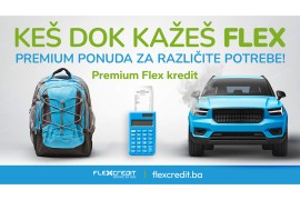 Keš dok kažeš Flex: Premium Flex mikrokrediti do 5.000 KM
