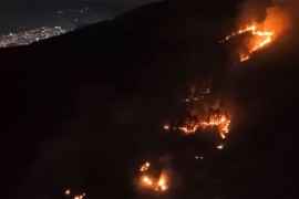 Na Trebeviću gori područje za koje se sumnja da je minirano