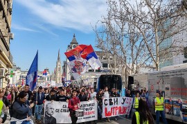 Generalni štrajk paralisao Srbiju: Studenti, profesori i građani na ...