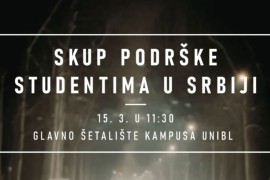 Banjalučki studenti zakazali novi skup podrške: U subotu staju uz ...