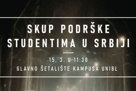 Banjalučki studenti danas daju podršku kolegama iz Srbije: Poznat i ...