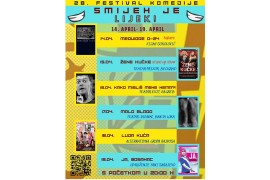 Festival komedije "Smijeh je lijek" od 14. do 19. aprila