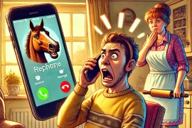 Vic dana: Konj na telefonu