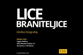 Izložba fotografija "Lice braniteljice" u "Vagonu"
