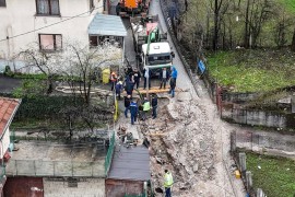 Čišćenje ulica i sanacija kvara u Širokači