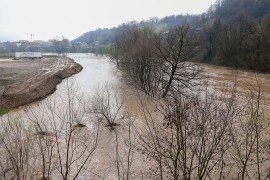 Nivo rijeka u Kantonu Sarajevo u opadanju