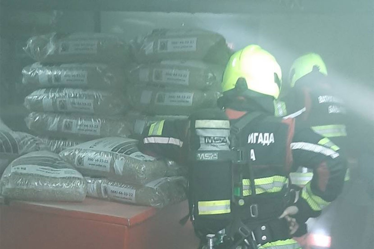 Požar u kotlovnici Doma "Rada Vranješević" u Banjaluci, intervenisali vatrogasci (FOTO)