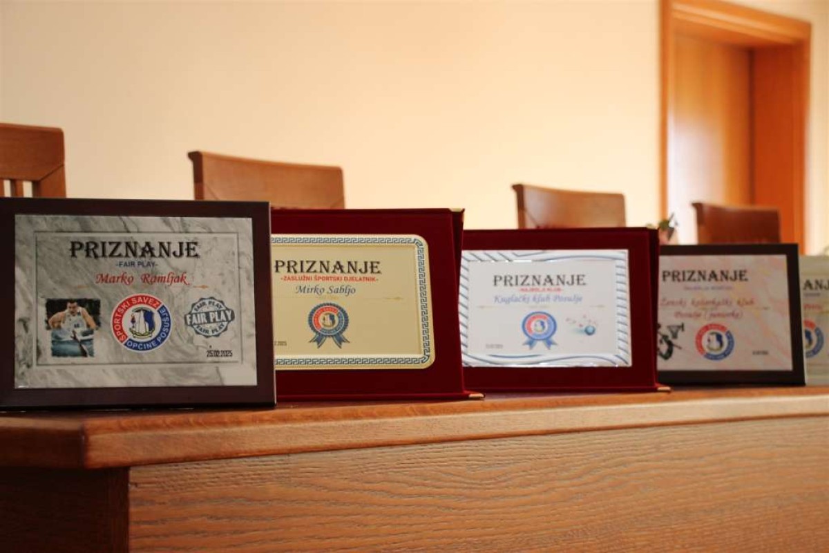 Uručena priznanja najboljim sportistima Posušja