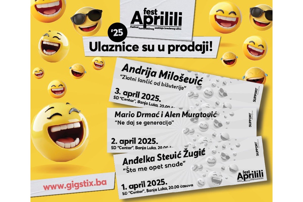 Karte su spremne: Koga vodite na "Aprilili Fest"?