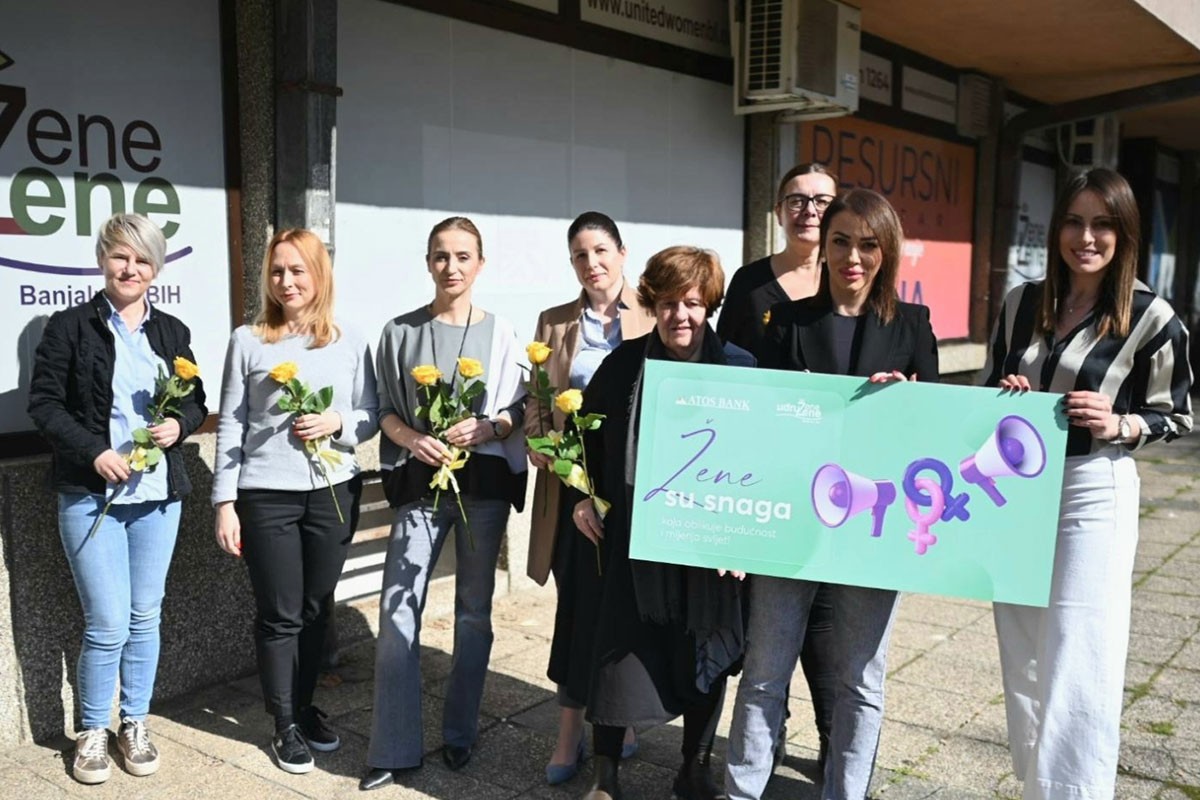 ATOS BANK uručila donaciju Fondaciji "Udružene žene" Banjaluka