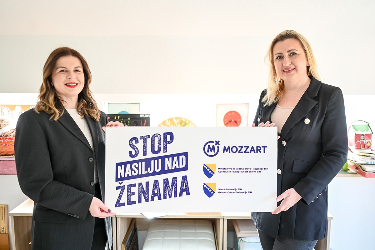 Stop nasilju nad ženama: Kompanija Mozzart uz Sigurnu kuću Banjaluka i 8. marta