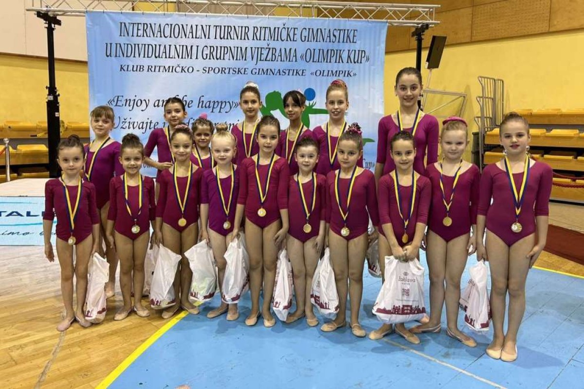Gimnastičarke Slobode uspješne na "Olimpik kupu"