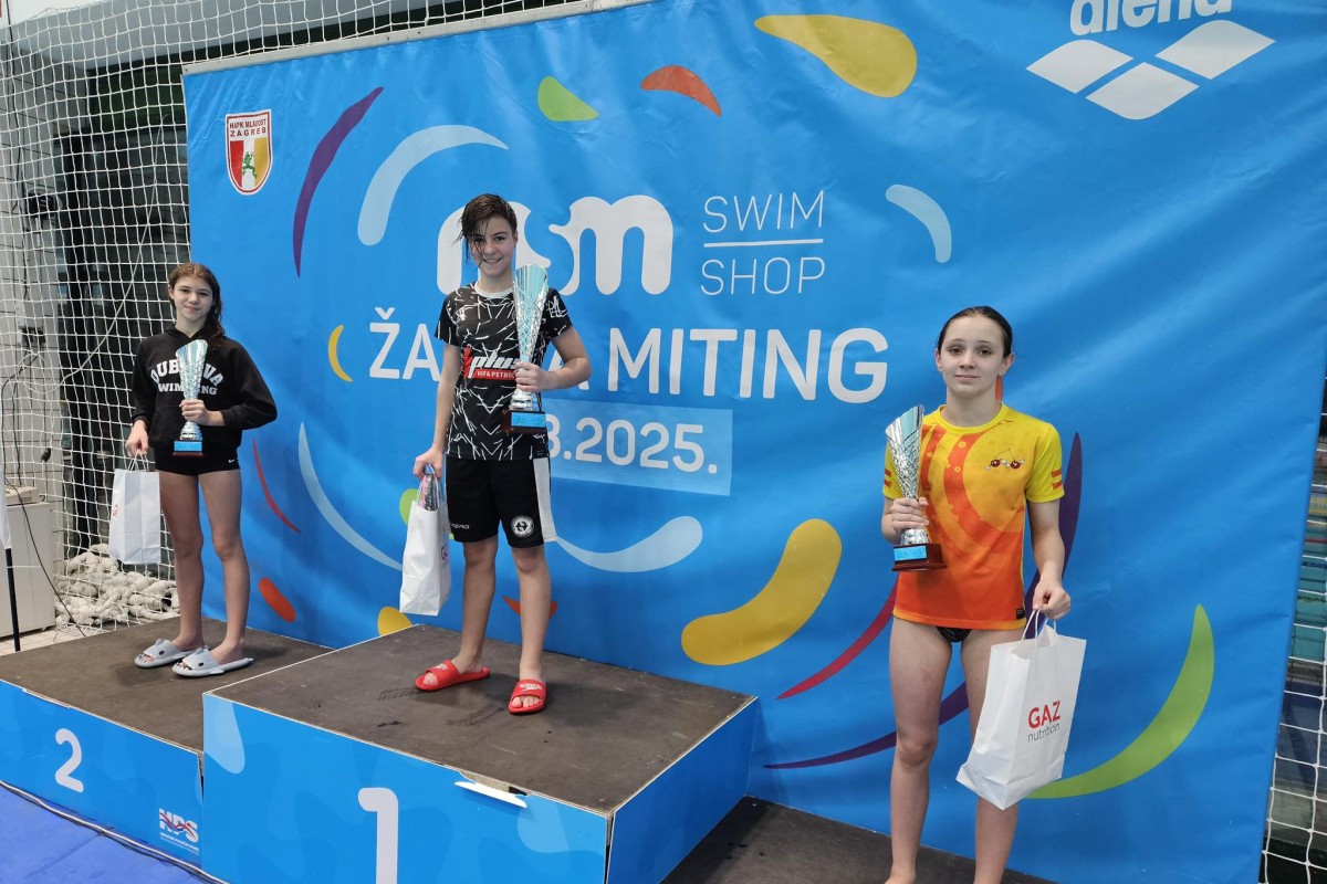 Odličan nastup plivača Orke: 14 medalja i pehar u Zagrebu