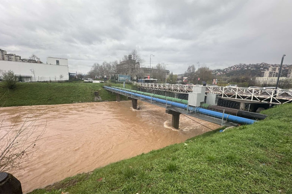 U Sarajevu vodostaji u porastu, ali situacija pod kontrolom