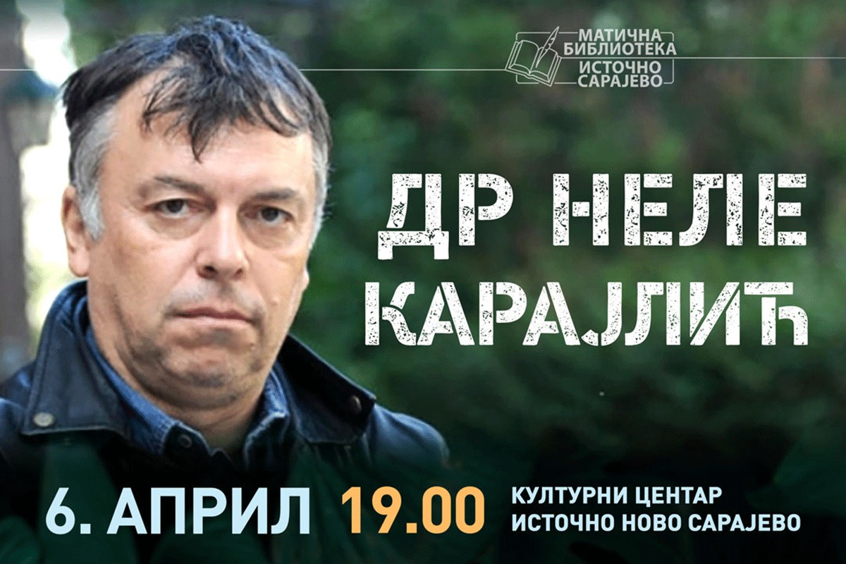 Književno veče sa Neletom Karajlićem u Istočnom Sarajevu