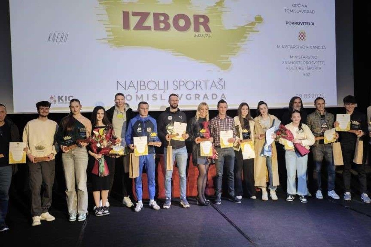 Vinko Sliško i Ružica Križanac najbolji sportisti Tomislavgrada