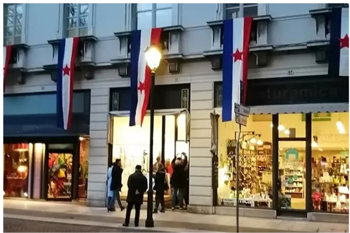 U italijanskom gradu osvanule jugoslovenske zastave