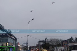 Helikopteri u niskom letu iznad Banjaluke uznemirili građane (VIDEO)