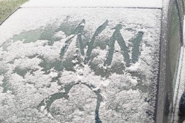 Pao snijeg u Banjaluci (VIDEO)