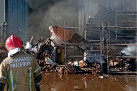 U požaru u prijedorskoj fabrici povrijeđene tri osobe