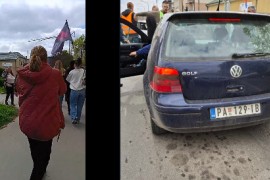 Nervozni vozač autom udario studenta: Incident na protestu u Pančevu