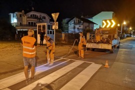 Apel za oprez: U toku noći iscrtavanje signalizacije u centru Banjaluke