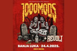 "1000mods" prvi put u Banjaluci, stoner rok spektakl u DKC-u "Incel"