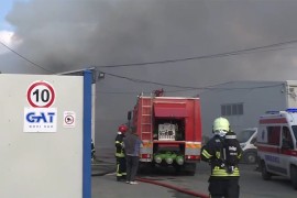 Požar u građevinskoj firmi u Srbiji: Vatra zahvatila hiljadu kvadrata ...