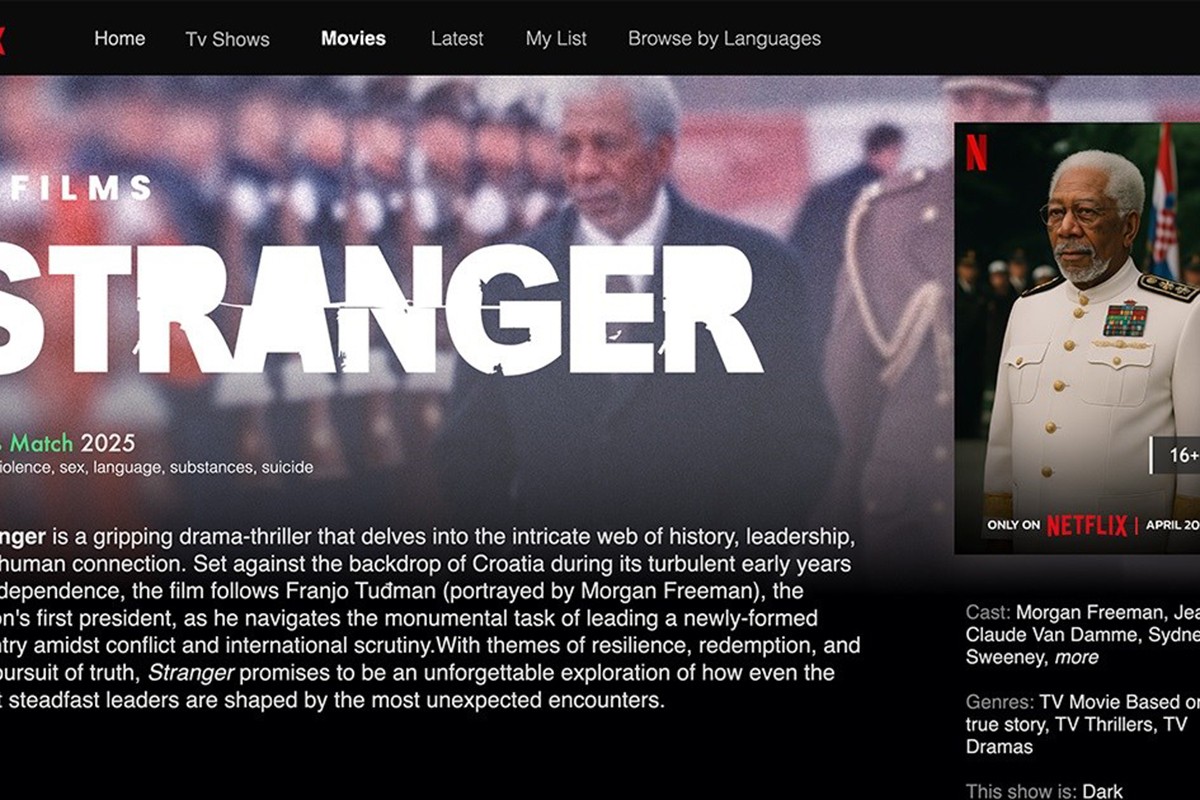 Netflix snima seriju o Franji Tuđmanu:  Glumi ga Morgan Freeman