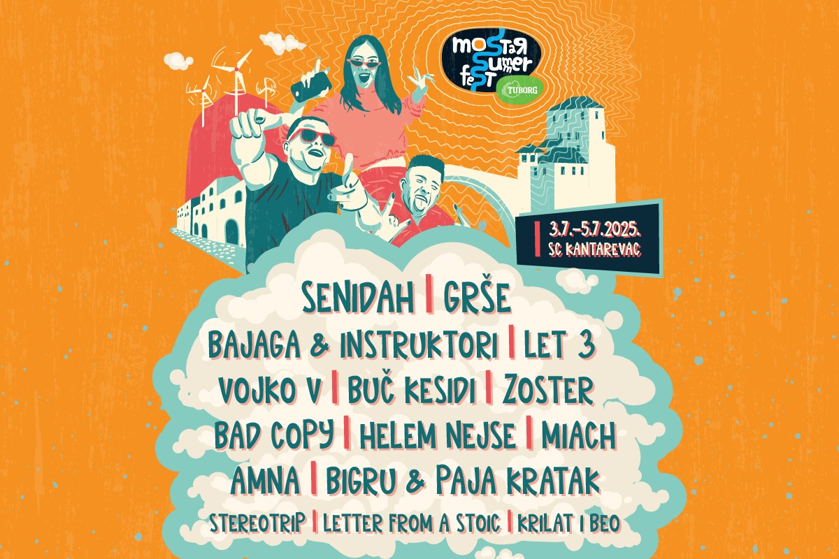 "Mostar Summer Fest" od 3. do 5. jula