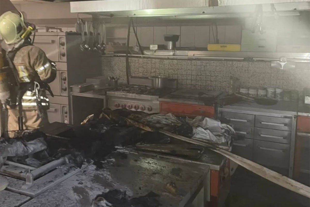 Gorjela kuhinja u hotelu "Prijedor", zapalila se friteza (FOTO)