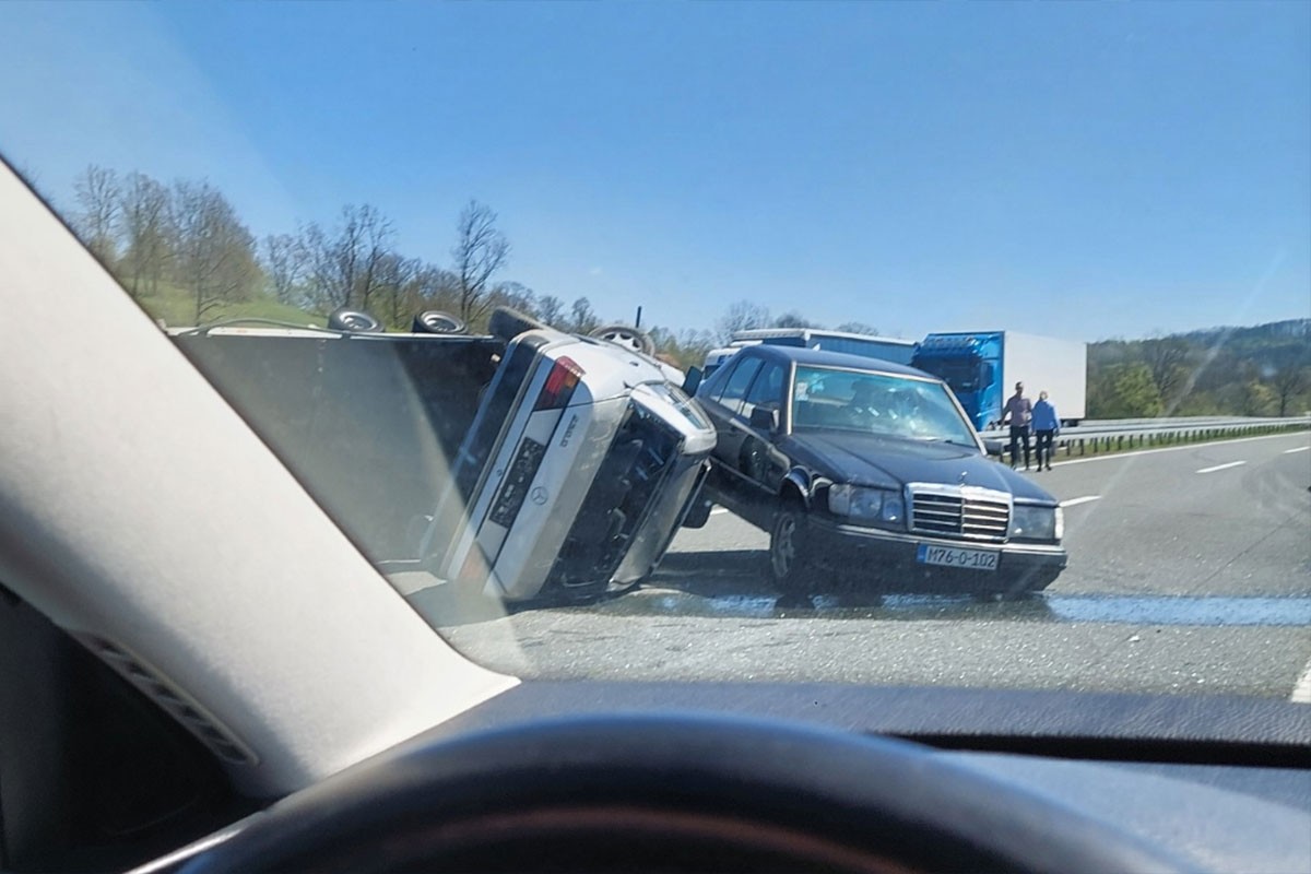 Sudar na auto-putu Banjaluka - Prnjavor