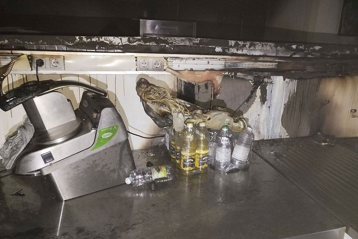 Gorjela kuhinja u restoranu u Banjaluci (FOTO)