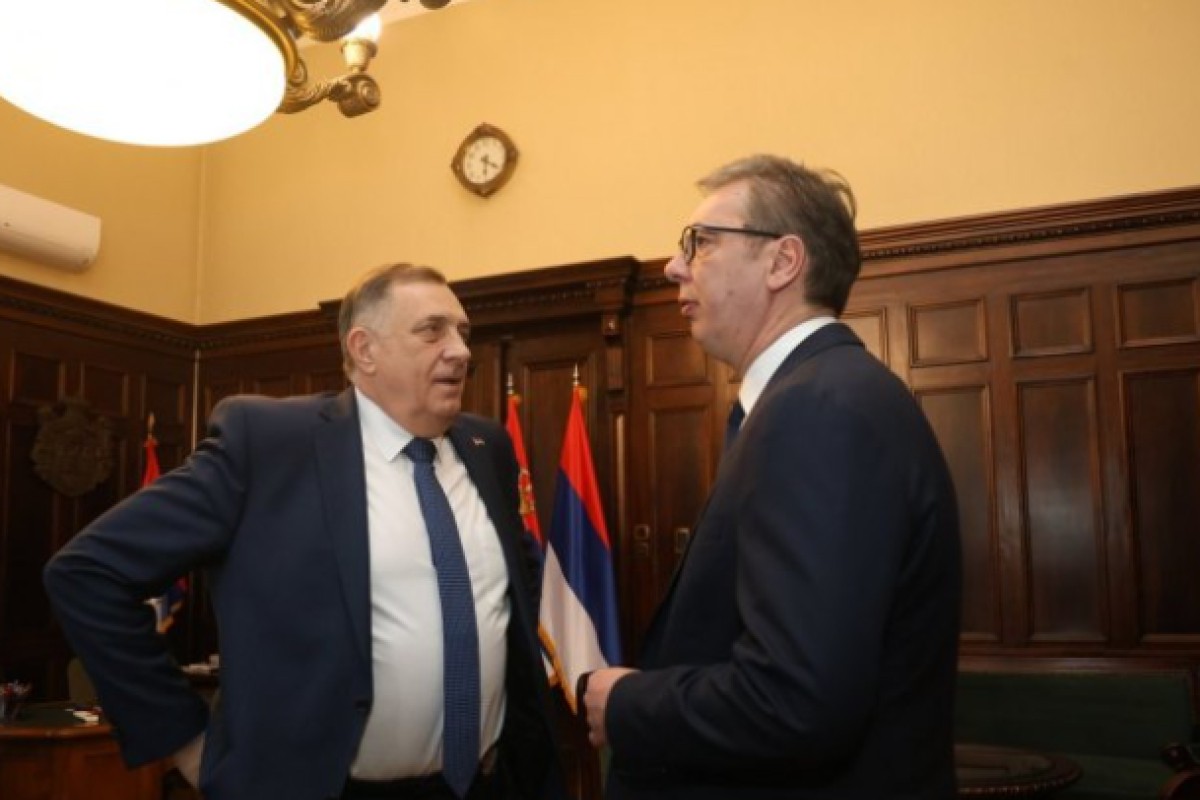 Vučić i Dodik se sastali u Beogradu: Ne damo Srbiju i Republiku Srpsku