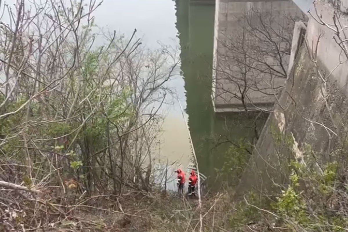 Minibus nakon sudara pao sa mosta u Dunav (VIDEO)