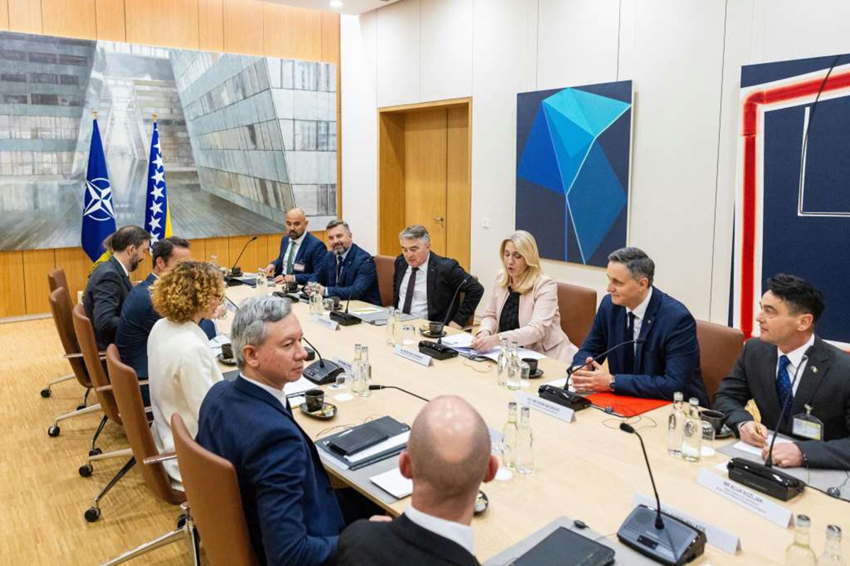 Članovi Predsjedništva BiH u Briselu: Cvijanović i Bećirović iznijeli svoje stavove