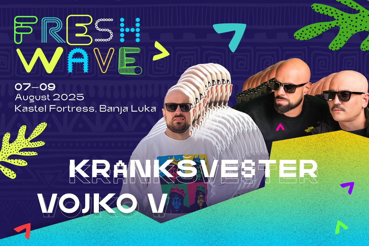 Vojko V  i "Krankšvester" novi headlineri "Freshwavea 2025"