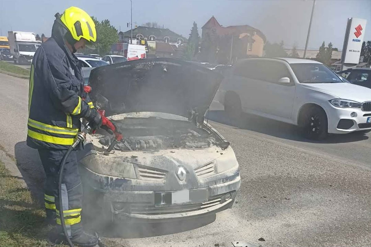 Gorio automobil u Banjaluci